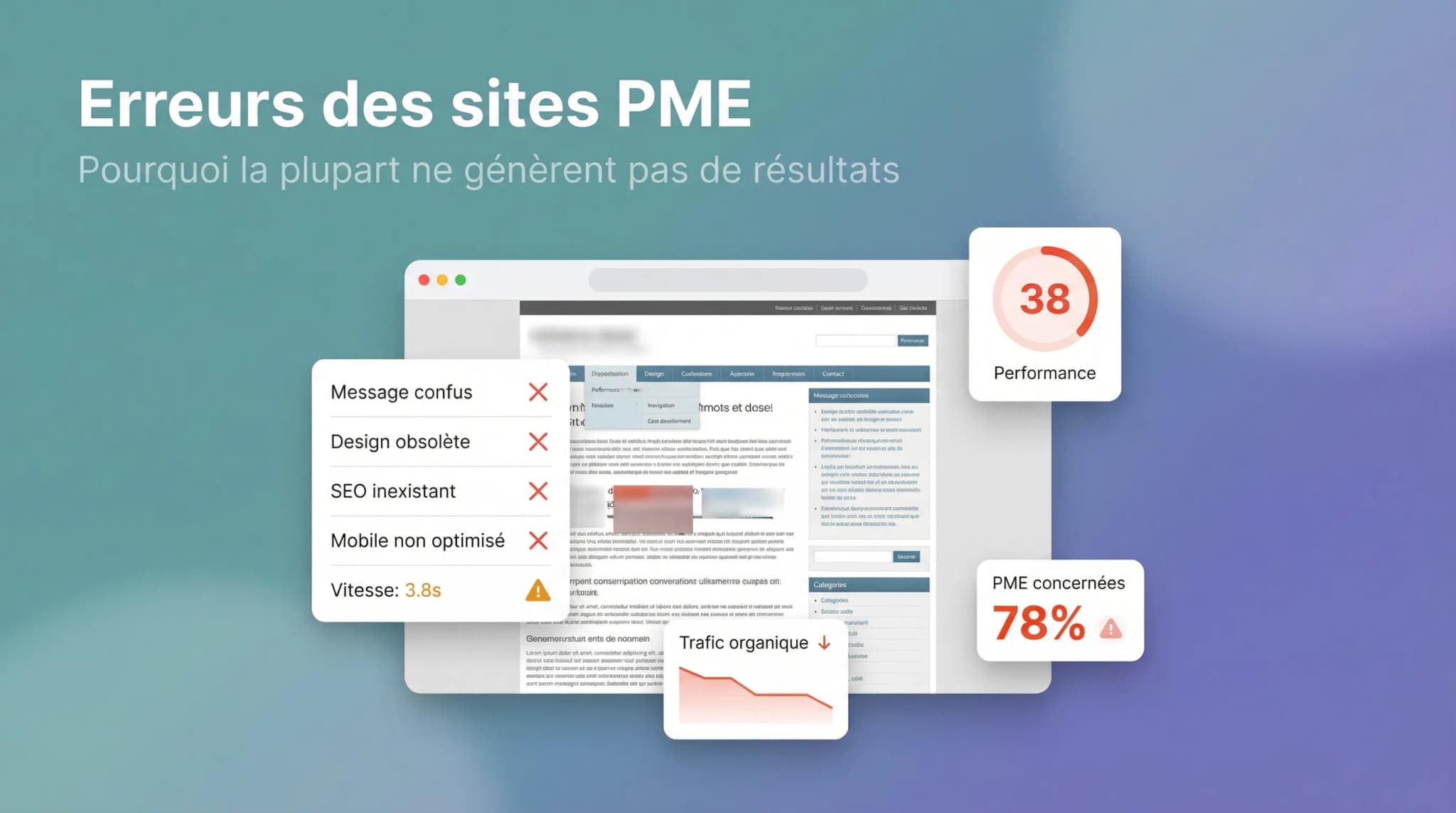 Sites PME Suisse : erreurs qui coûtent cher